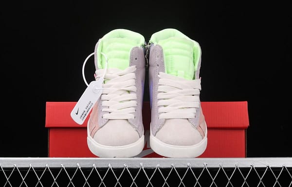 NIKE Blazer Mid Rebel trailblazer Macaron deconstructs casual board shoes CQ7786-661 - Image 9
