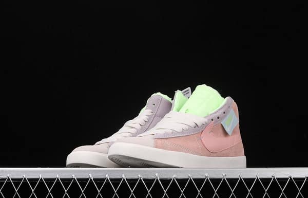 NIKE Blazer Mid Rebel trailblazer Macaron deconstructs casual board shoes CQ7786-661 - Image 11