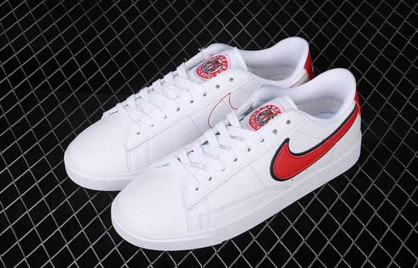 Stranger Things x NIKE Blazer Low QS HH Strange things Co-named Trail Blazers Leisure Board shoes AV3028-109 - Image 8