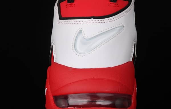 NIKE Air More Uptempo 96 QS Hoop Pack Pippen original series classic high street leisure sports culture basketball shoes red, white and black bull CD9402-600 - Image 4