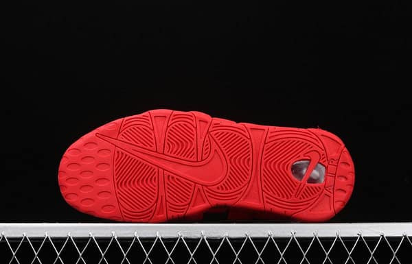 NIKE Air More Uptempo 96 QS Hoop Pack Pippen original series classic high street leisure sports culture basketball shoes red, white and black bull CD9402-600 - Image 12