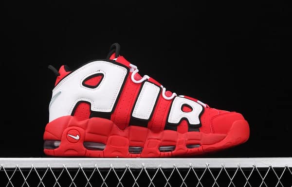 NIKE Air More Uptempo 96 QS Hoop Pack Pippen original series classic high street leisure sports culture basketball shoes red, white and black bull CD9402-600 - Image 13