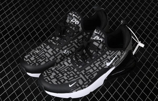 NIKE Max 270Rubik's cube full of stars half palm air cushion running shoes AQ9164-014 - Image 8