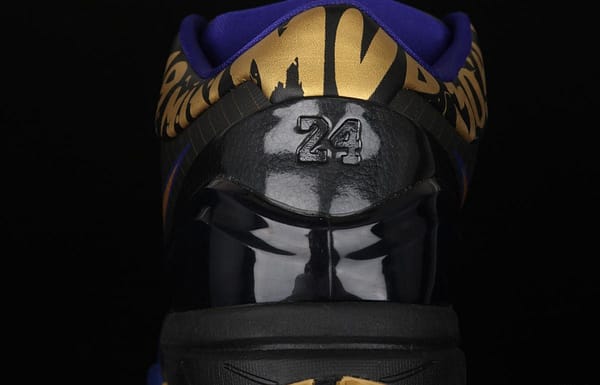 NIKE Zoom Kobe 4 Protro Kobe Bryant four generations of collection grade reengraved black gold MVP low-top men's basketball shoes 354187-001 - Image 4