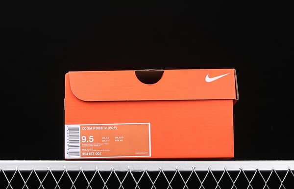 NIKE Zoom Kobe 4 Protro Kobe Bryant four generations of collection grade reengraved black gold MVP low-top men's basketball shoes 354187-001 - Image 9