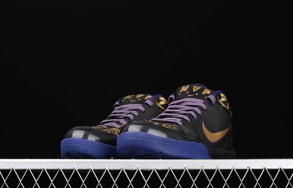 NIKE Zoom Kobe 4 Protro Kobe Bryant four generations of collection grade reengraved black gold MVP low-top men's basketball shoes 354187-001 - Image 12