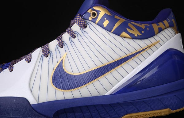 NIKE Zoom Kobe 4 Protro Kobe Bryant four generations of collection grade reengraved platinum MVP low-top men's basketball shoes 354187-141 - Image 5