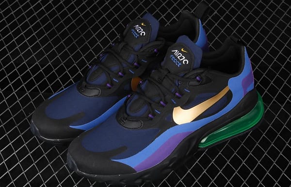 NIKE Air Max 270React new high-frequency mesh function half-palm air cushion cushioning running cloth shoes AO4971-005 - Image 8
