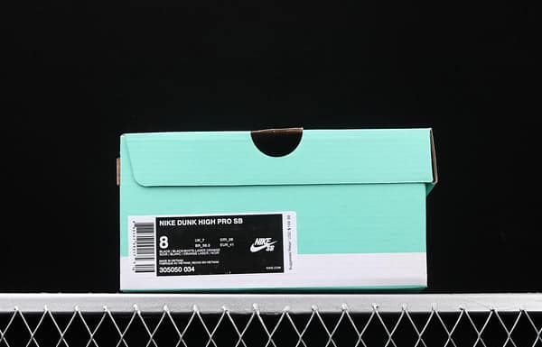 NIKE SB Zoom DUNK High PRO QS skateboard shoes with high uppers 305050-034 - Image 10