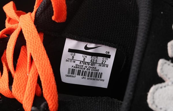 NIKE Blazer Mid Retro Trail Blazers high-top casual board shoes AT9978-001 - Image 3