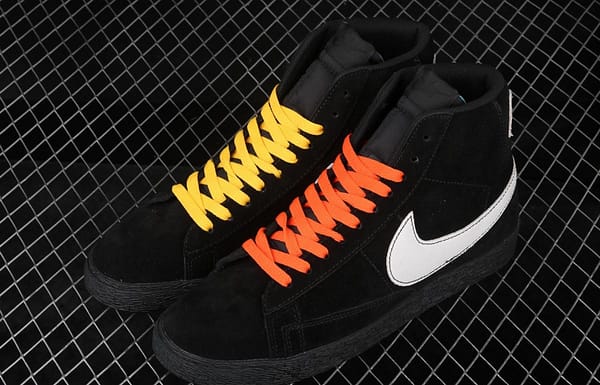 NIKE Blazer Mid Retro Trail Blazers high-top casual board shoes AT9978-001 - Image 8