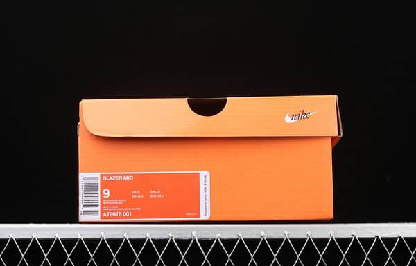 NIKE Blazer Mid Retro Trail Blazers high-top casual board shoes AT9978-001 - Image 9