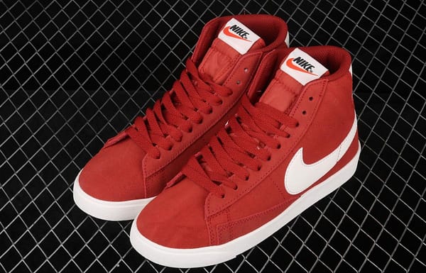 NIKE Blazer Mid Vntg Suede Trail Blazers high-top leisure sports board shoes AV9376-600 - Image 8
