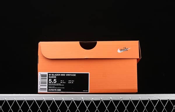 NIKE Blazer Mid Vntg Suede Trail Blazers high-top leisure sports board shoes AV9376-600 - Image 9