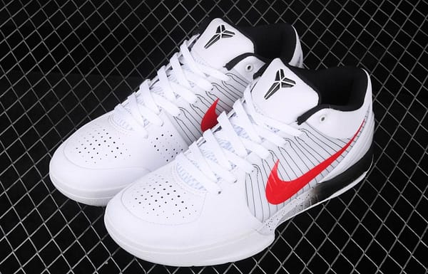 NIKE Zoom Kobe 4 ZK4 Kobe Bryant four generations of classic litchi leather surface low-top men's basketball shoes AV6339-106 - Image 8