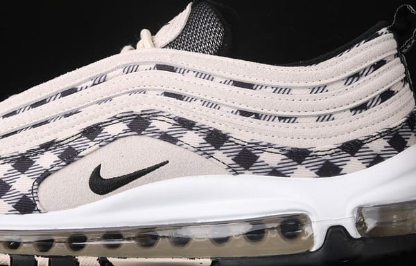 NIKE Air Max 97 Premium checkerboard retro bullet trend air cushion casual running shoes 312834-201 - Image 5