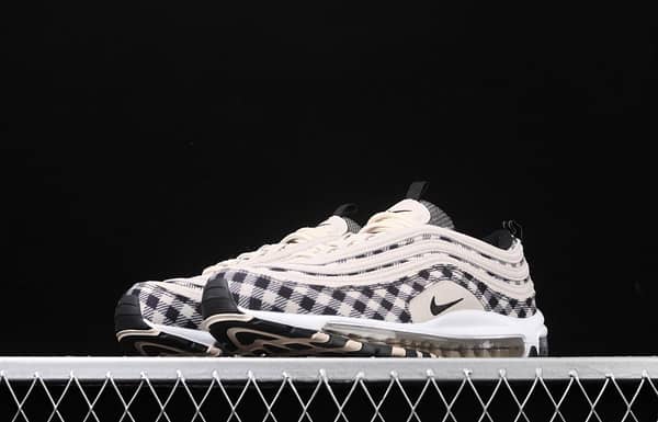 NIKE Air Max 97 Premium checkerboard retro bullet trend air cushion casual running shoes 312834-201 - Image 12