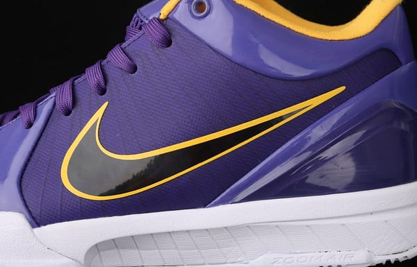 NIKE Zoom Kobe 4 Protro UNDEFEATED Kobe Bryant four generations of joint Zijin Lakers low-top men's basketball shoes CQ3869-500 - Image 5