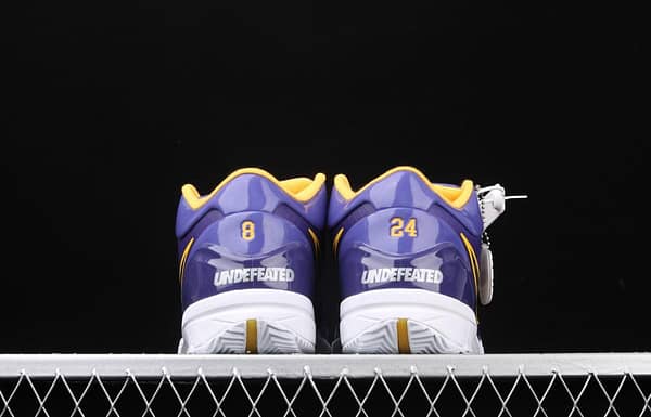 NIKE Zoom Kobe 4 Protro UNDEFEATED Kobe Bryant four generations of joint Zijin Lakers low-top men's basketball shoes CQ3869-500 - Image 11
