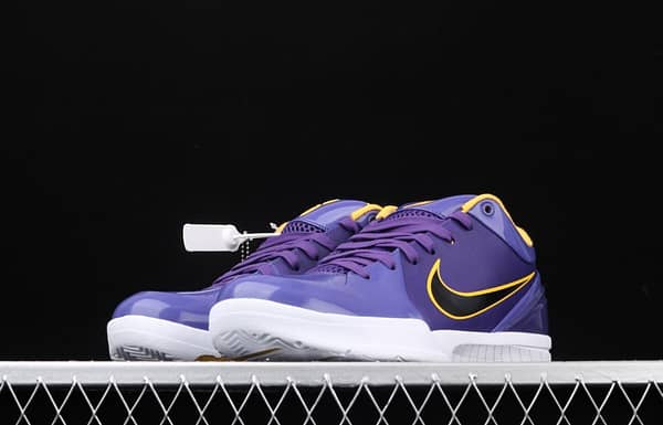 NIKE Zoom Kobe 4 Protro UNDEFEATED Kobe Bryant four generations of joint Zijin Lakers low-top men's basketball shoes CQ3869-500 - Image 12