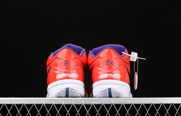 NIKE Zoom Kobe 4 Protro UNDEFEATED Kobe Bryant four generations of sun orange low-top men's basketball shoes CQ3869-800 - Image 11