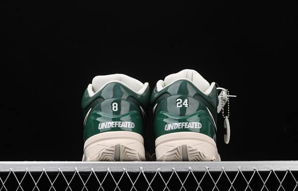 NIKE Zoom Kobe 4 Protro UNDEFEATED Kobe Bryant four generations of joint dark green low-top men's basketball shoes CQ3869-301 - Image 11