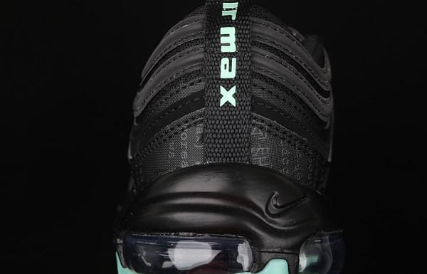 NIKE Air Max 97 GLOW black and green luminous bullet air cushion running shoes 921826-017 - Image 4