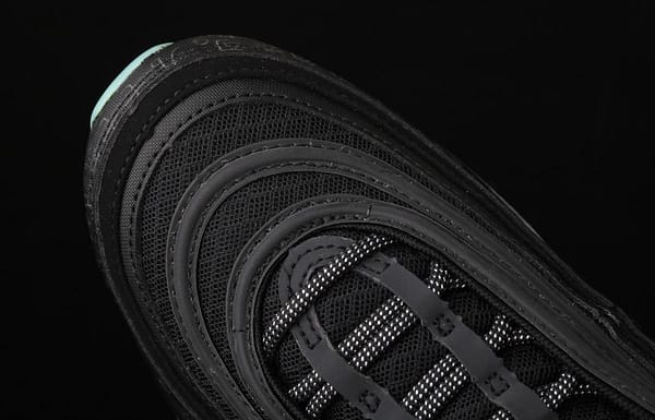 NIKE Air Max 97 GLOW black and green luminous bullet air cushion running shoes 921826-017 - Image 7