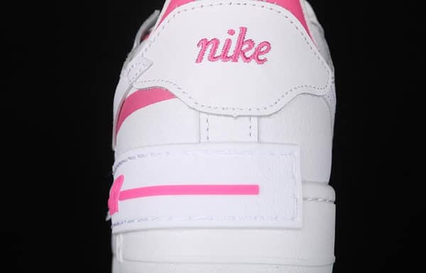NIKE Air Force 1 ShAdidasow white powder light weight increased low-end white board shoes CI0919-102, - Image 4