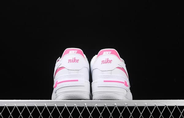 NIKE Air Force 1 ShAdidasow white powder light weight increased low-end white board shoes CI0919-102, - Image 11
