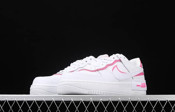 NIKE Air Force 1 ShAdidasow white powder light weight increased low-end white board shoes CI0919-102, - Image 12