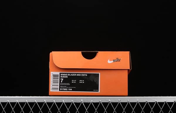 NIKE Blazer Mid Vintage Suede trailblazer leather high-top leisure sports board shoes 917862-104 - Image 10