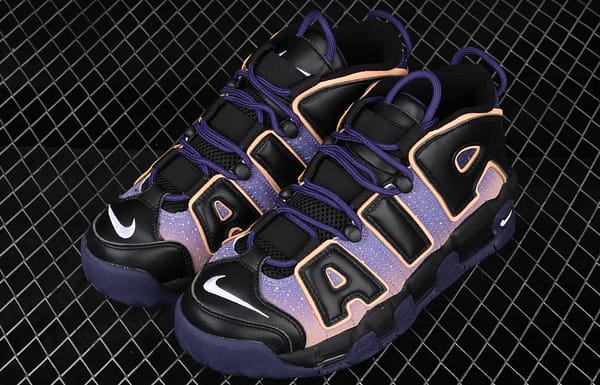 NIKE Wmns Air More Uptempo Dusk To Dawn Starry Sky Purple Cloud Pippen Classic High Street Basketball shoes Series 553546-018 - Image 10