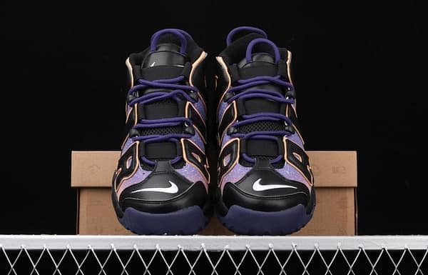 NIKE Wmns Air More Uptempo Dusk To Dawn Starry Sky Purple Cloud Pippen Classic High Street Basketball shoes Series 553546-018 - Image 12