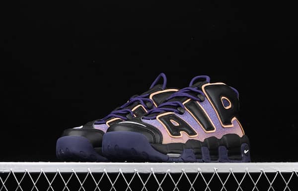 NIKE Wmns Air More Uptempo Dusk To Dawn Starry Sky Purple Cloud Pippen Classic High Street Basketball shoes Series 553546-018 - Image 14