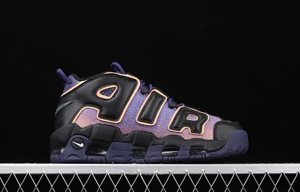 NIKE Wmns Air More Uptempo Dusk To Dawn Starry Sky Purple Cloud Pippen Classic High Street Basketball shoes Series 553546-018 - Image 16