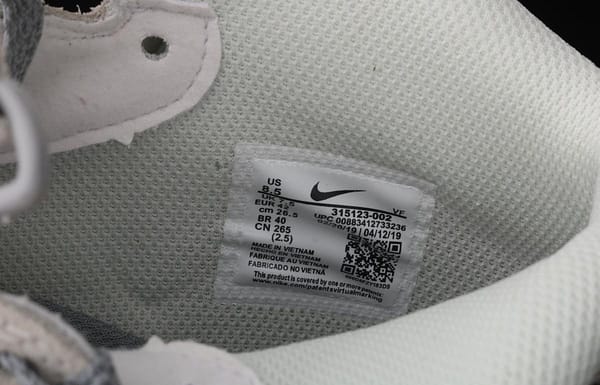 NIKE Air Force 1x 07 Mid air force light blue gray suede 3m reflective Zhongbang leisure board shoes 315123-002 - Image 3