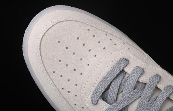 NIKE Air Force 1x 07 Mid air force light blue gray suede 3m reflective Zhongbang leisure board shoes 315123-002 - Image 7