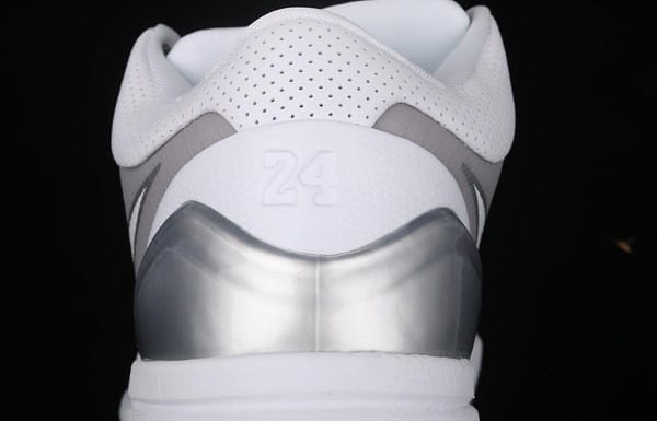 NIKE Zoom Kobe 4 Prelude collection grade Kobe Bryant fourth generation silver low-top men's basketball shoes 344335-111, - Image 4