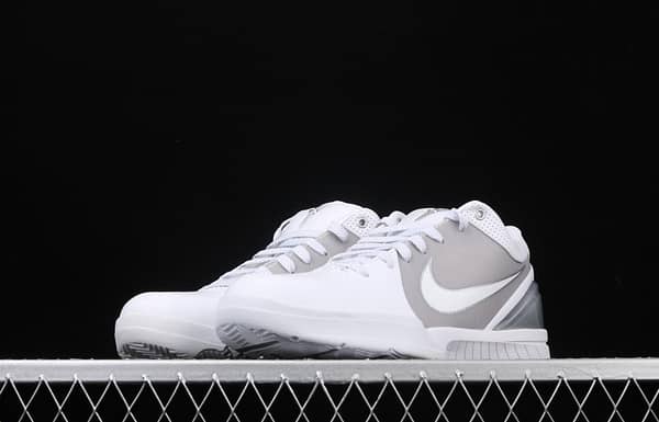 NIKE Zoom Kobe 4 Prelude collection grade Kobe Bryant fourth generation silver low-top men's basketball shoes 344335-111, - Image 12