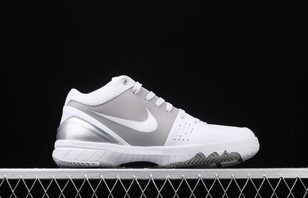 NIKE Zoom Kobe 4 Prelude collection grade Kobe Bryant fourth generation silver low-top men's basketball shoes 344335-111, - Image 14