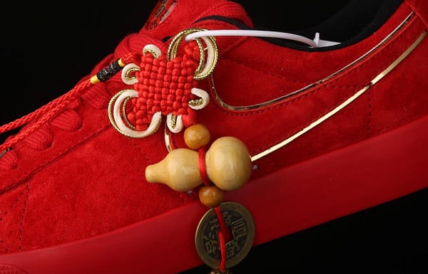NIKE SB Blazer OG QS Trail Blazers Limited Edition Chinese Red Mouse New year Edition send blessings and money low-top board shoes leisure board shoes CJ7049-818 - Image 5