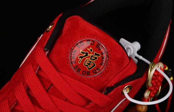 NIKE SB Blazer OG QS Trail Blazers Limited Edition Chinese Red Mouse New year Edition send blessings and money low-top board shoes leisure board shoes CJ7049-818 - Image 6