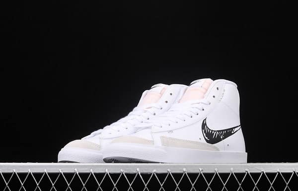 NIKE Blazer Mid'77 Vintage Trail Blazers graffiti hook retro high-top casual board shoes CW7580-101, - Image 13