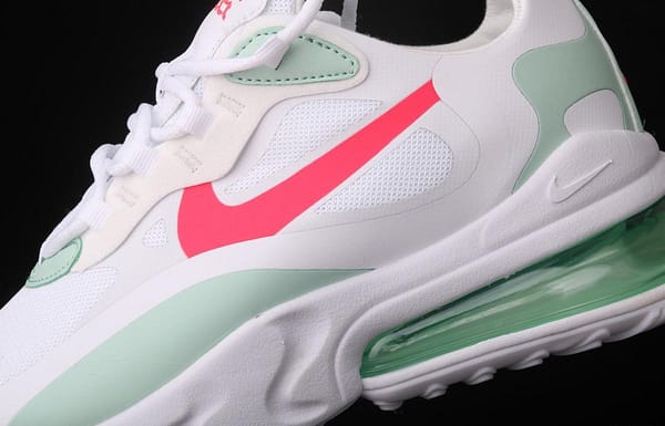 NIKE Air Max 270React new high-frequency mesh function half-palm air cushion cushioning running cloth shoes CV3025-100 - Image 6