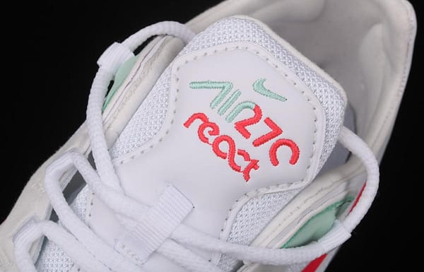 NIKE Air Max 270React new high-frequency mesh function half-palm air cushion cushioning running cloth shoes CV3025-100 - Image 7