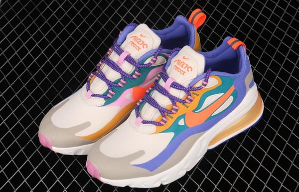 NIKE Air Max 270React new high-frequency mesh function half-palm air cushion cushioning running cloth shoes CU3014-181, - Image 9
