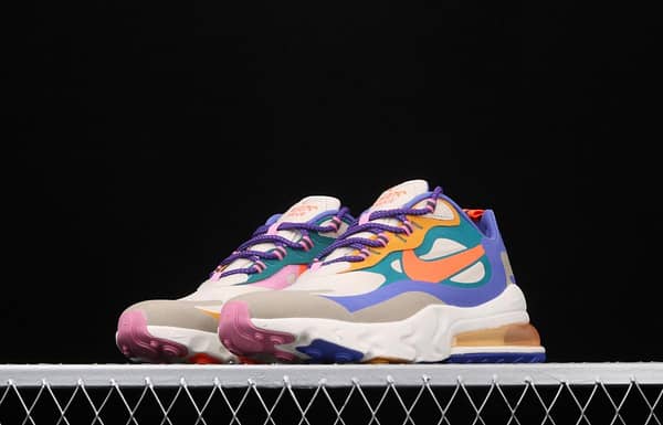 NIKE Air Max 270React new high-frequency mesh function half-palm air cushion cushioning running cloth shoes CU3014-181, - Image 13