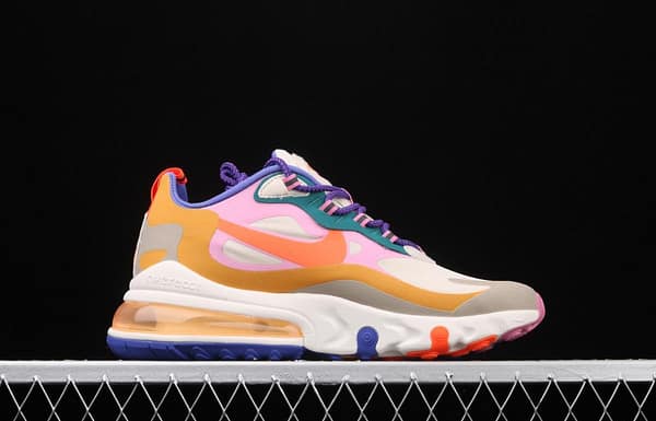 NIKE Air Max 270React new high-frequency mesh function half-palm air cushion cushioning running cloth shoes CU3014-181, - Image 15