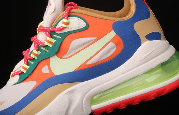 NIKE Air Max 270React new high-frequency mesh function half-palm air cushion cushioning running cloth shoes CQ4805-071 - Image 6